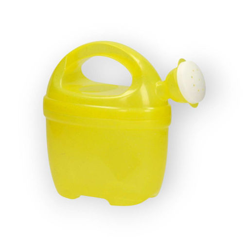 Picture of WATERING CAN SMALL TRANSPARENT YELLOW WITH GLITTER